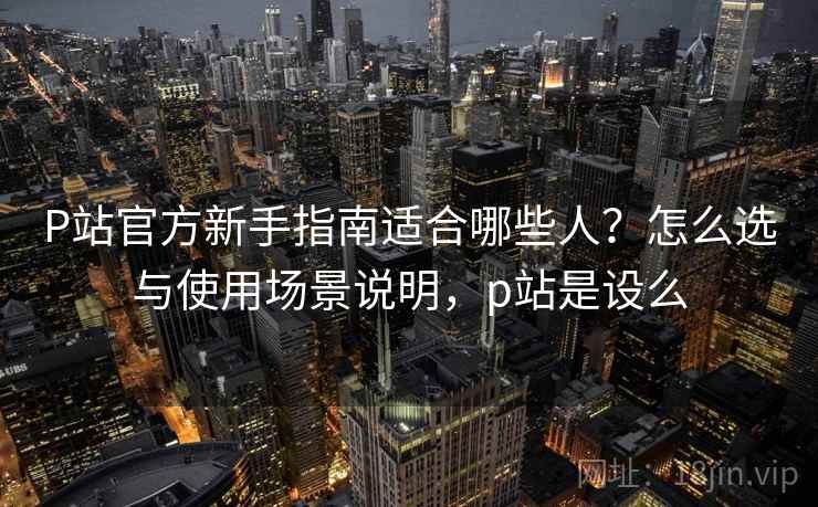 P站官方新手指南适合哪些人？怎么选与使用场景说明，p站是设么