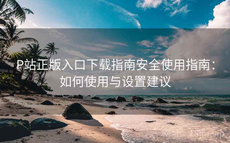 P站正版入口下载指南安全使用指南：如何使用与设置建议