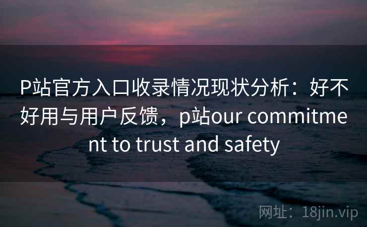 P站官方入口收录情况现状分析：好不好用与用户反馈，p站our commitment to trust and safety