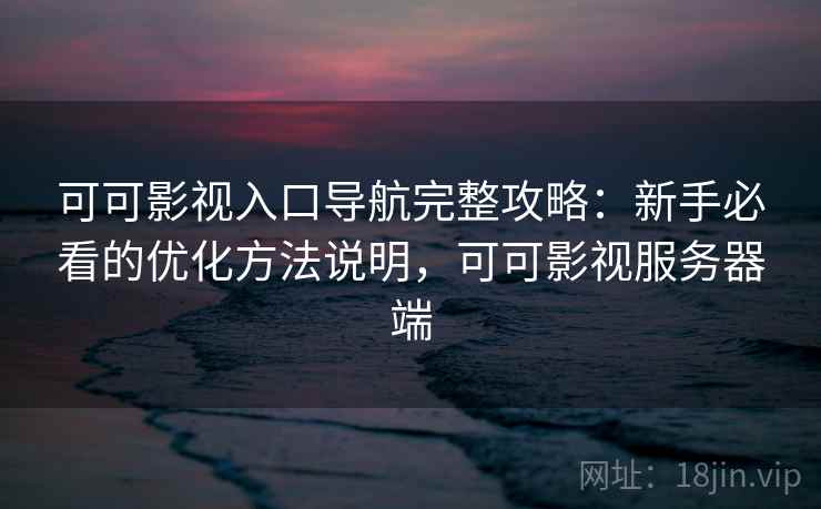 可可影视入口导航完整攻略：新手必看的优化方法说明，可可影视服务器端