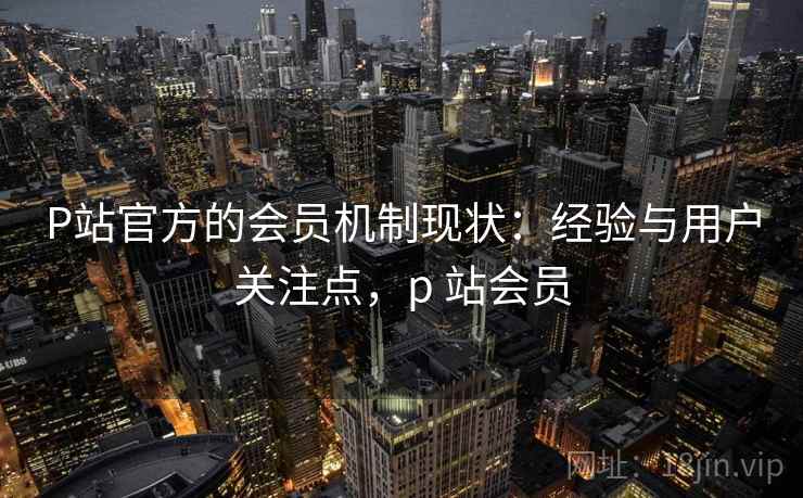 P站官方的会员机制现状：经验与用户关注点，p 站会员