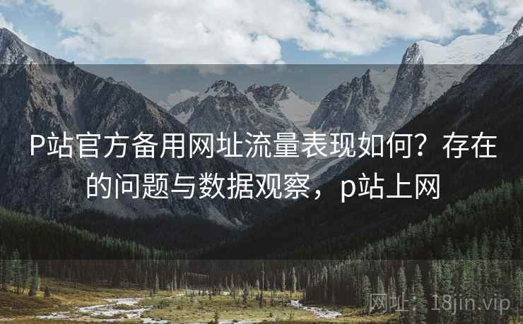 P站官方备用网址流量表现如何？存在的问题与数据观察，p站上网