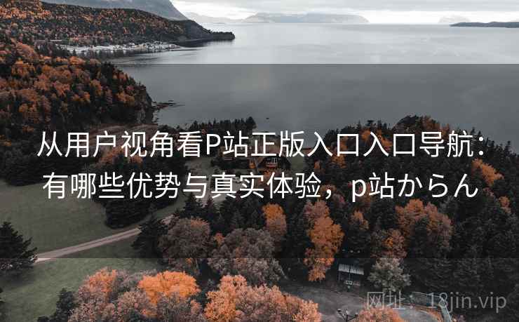 从用户视角看P站正版入口入口导航:有哪些优势与真实体验,p站からん 从用户视角看P站正版入口入口导航:有哪些优势与真实体验,p站からん