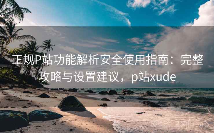 正规P站功能解析安全使用指南:完整攻略与设置建议,p站xude 正规P站功能解析安全使用指南:完整攻略与设置建议,p站xude