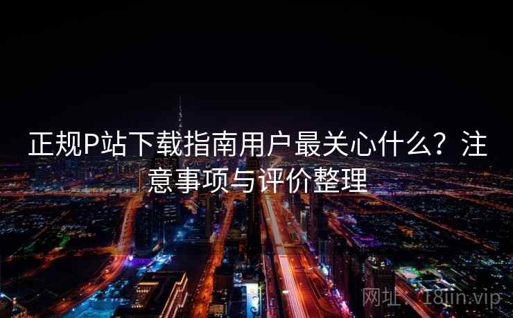 正规P站下载指南用户最关心什么？注意事项与评价整理