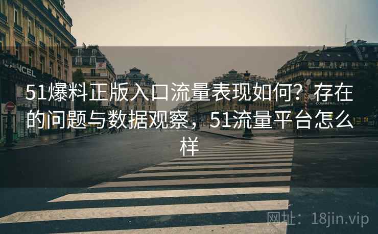 51爆料正版入口流量表现如何？存在的问题与数据观察，51流量平台怎么样