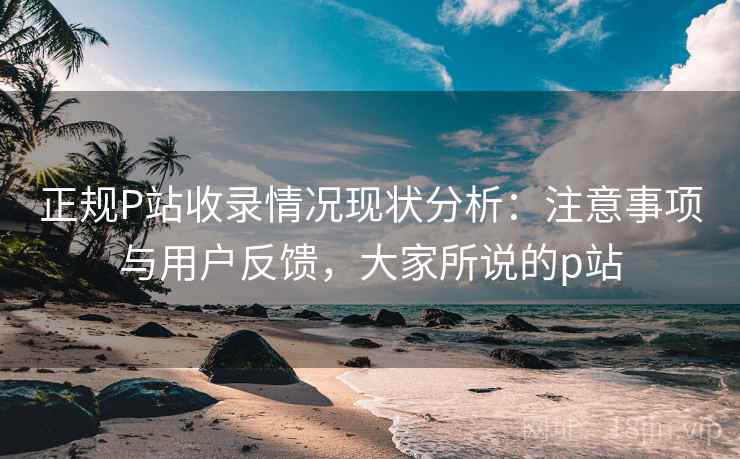 正规P站收录情况现状分析：注意事项与用户反馈，大家所说的p站